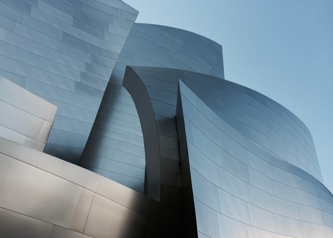 Modern architectural building facade
